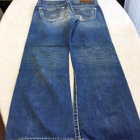 NWT Big Star Union Vintage Jeans, Thick Stitch Embroidered